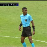 McManaman Bedeau in the middle for the Concacaf U15 Girls Championships Group A match between Mexico and Canada